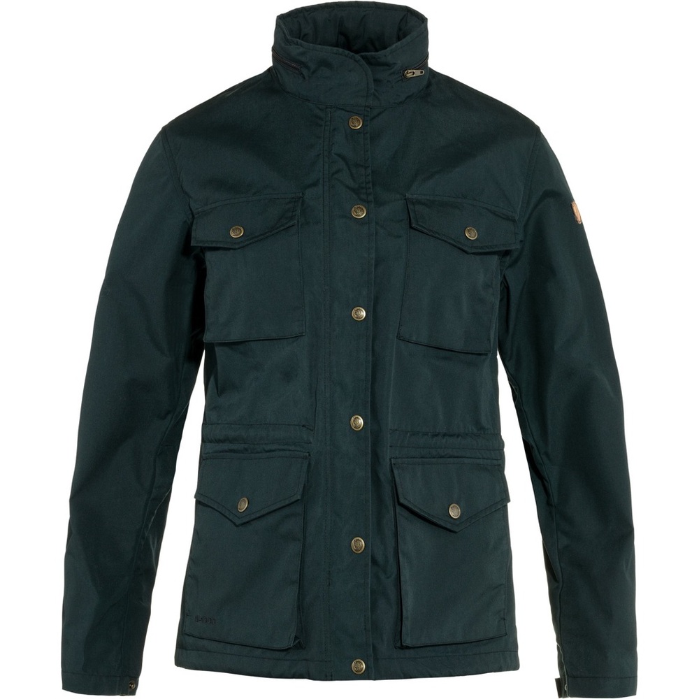 Fjällräven Navy Waxed Utility Spring Jacket womens m